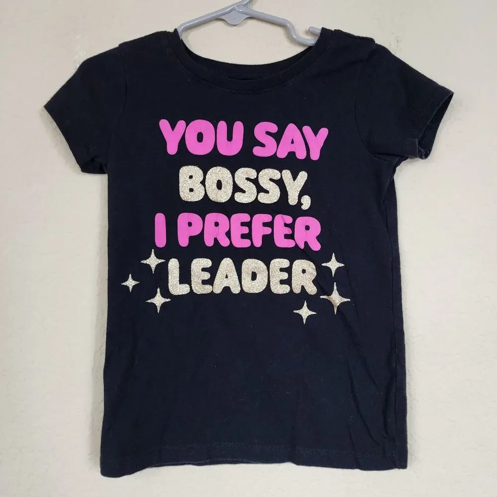 5T - Baby & Toddler Clothes - Bossy Leader Tee Shirt Top
